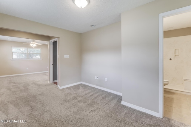31 55th St, Gulfport, MS 39507 - carpeted spare room featuring baseboards and a ceiling fan