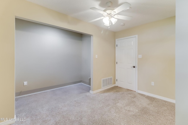 31 55th St, Gulfport, MS 39507 - carpeted empty room featuring ceiling fan and baseboards