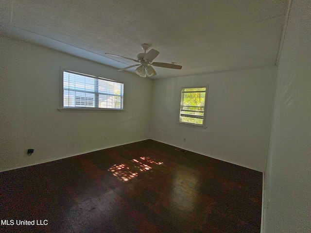 410 N Brooks St, Pelahatchie, MS 39145 - spare room with wood finished floors and ceiling fan