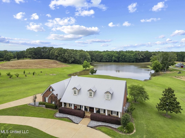 1600 Wright Rd, Raymond, MS 39154 - aerial view of property and surrounding area featuring a nearby body of water