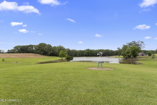 1600 Wright Rd, Raymond, MS 39154 - view of green lawn with a water view
