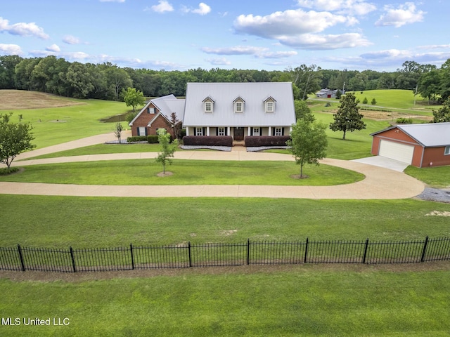 1600 Wright Rd, Raymond, MS 39154 - view of front of house featuring an outdoor structure and a garage