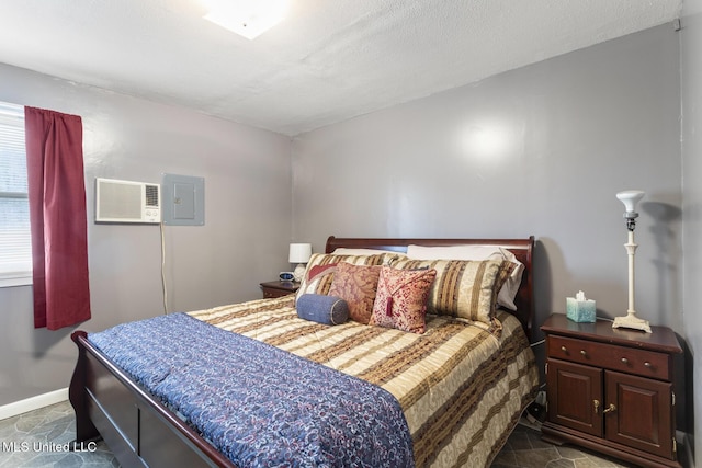 1600 Wright Rd, Raymond, MS 39154 - bedroom featuring a wall mounted air conditioner and baseboards