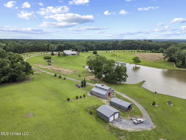 1600 Wright Rd, Raymond, MS 39154 - view of rural area featuring a large body of water and a tree filled landscape