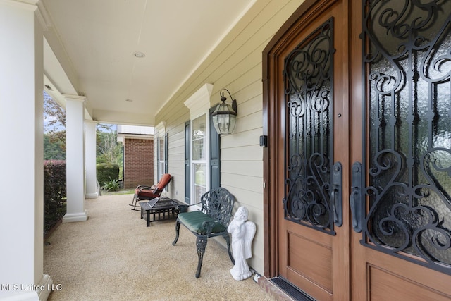 1600 Wright Rd, Raymond, MS 39154 - entrance to property featuring french doors and a porch