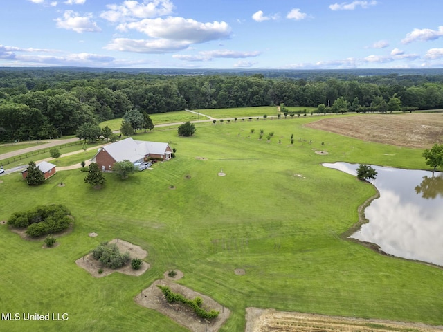 1600 Wright Rd, Raymond, MS 39154 - drone / aerial view of a nearby body of water and a forest