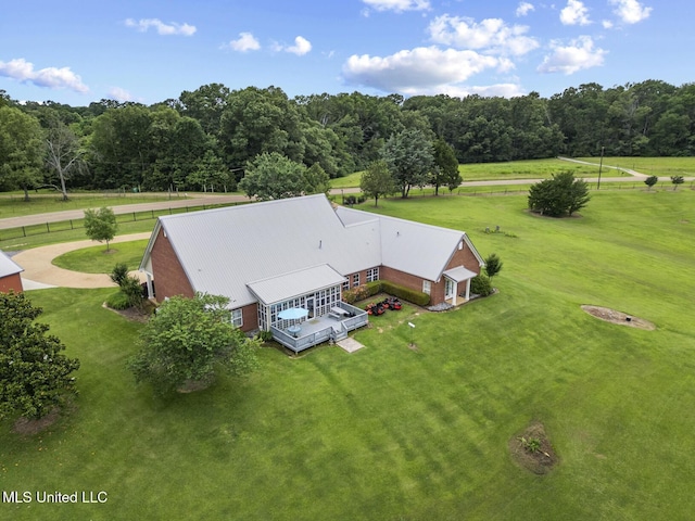1600 Wright Rd, Raymond, MS 39154 - aerial view of property and surrounding area