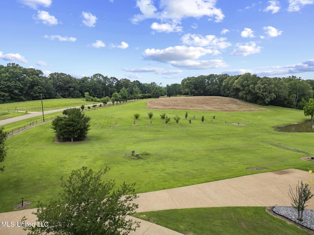 1600 Wright Rd, Raymond, MS 39154 - view of home's community featuring a lawn and view of wooded area