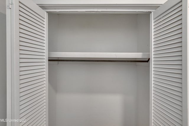 view of closet