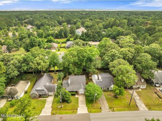99102 Koloa St, Diamondhead, MS 39525 - aerial perspective of suburban area with a heavily wooded area