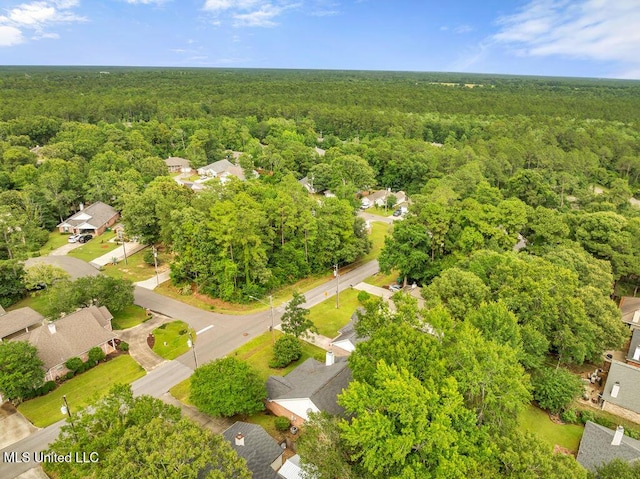 99102 Koloa St, Diamondhead, MS 39525 - aerial perspective of suburban area with a forest