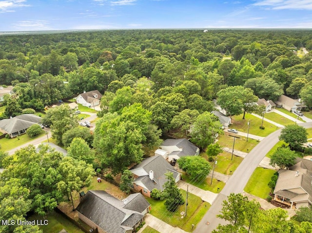 99102 Koloa St, Diamondhead, MS 39525 - aerial view of residential area with a forest