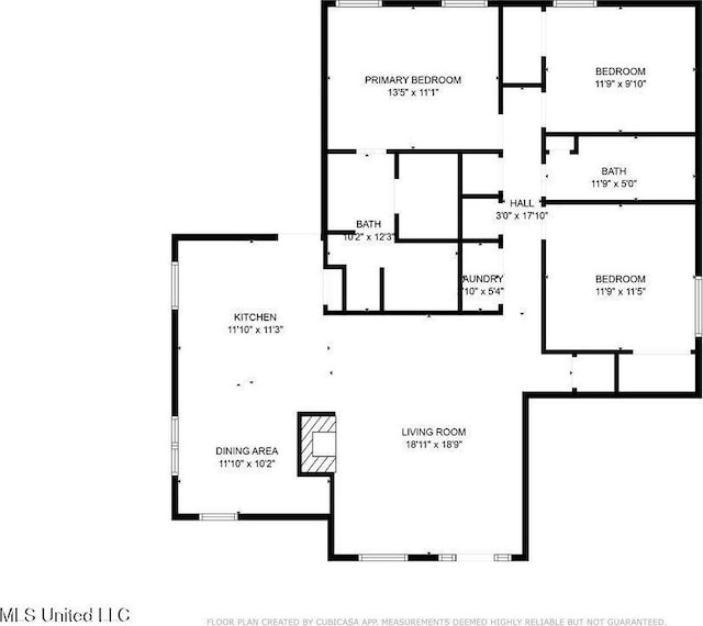 99102 Koloa St, Diamondhead, MS 39525 - view of floor plan / room layout
