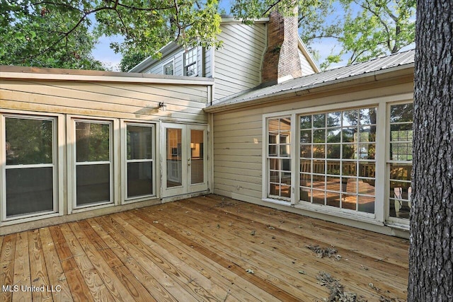 223 Hannah Dr, Clinton, MS 39056 - view of wooden terrace