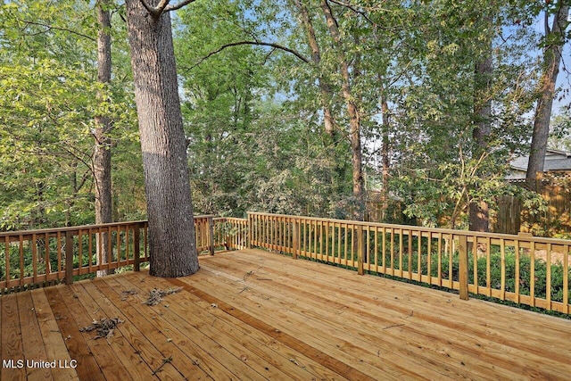 223 Hannah Dr, Clinton, MS 39056 - view of wooden deck