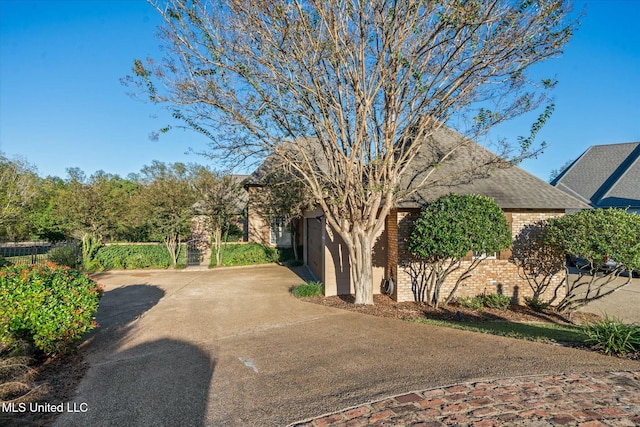 view of front of home