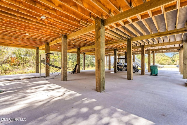 misc room featuring a wealth of natural light