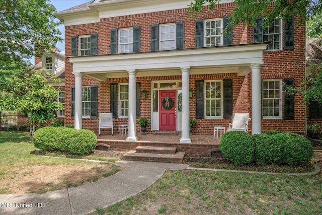 5264 Chappel Cv, Olive Branch, MS 38654 - view of front of home with brick siding and covered porch
