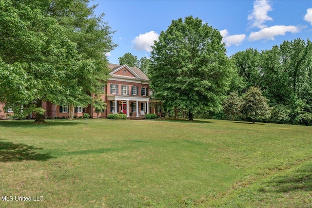 5264 Chappel Cv, Olive Branch, MS 38654 - view of green lawn featuring covered porch