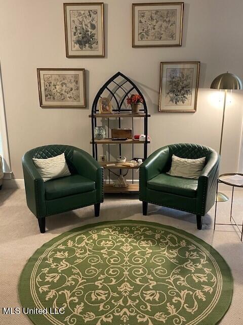 7828 Loa Pl, Diamondhead, MS 39525 - living area featuring carpet floors