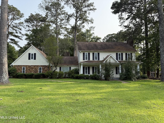 5123 Forest Hill Rd, Byram, MS 39272 - colonial inspired home featuring a front lawn