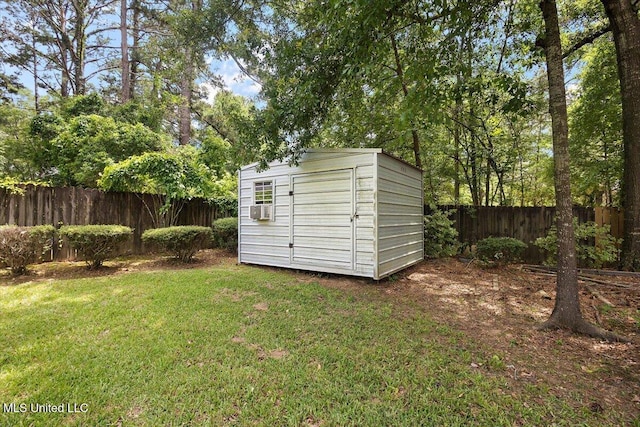 5123 Forest Hill Rd, Byram, MS 39272 - view of shed featuring cooling unit