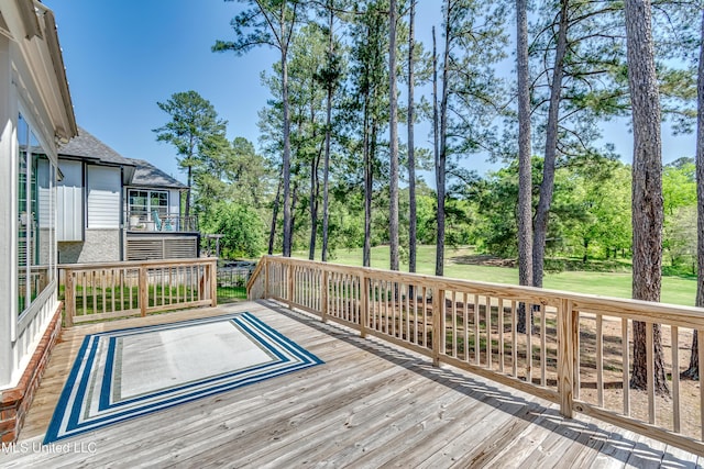 150 Pine Ridge Cir, Brandon, MS 39047 - view of deck