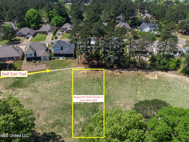 150 Pine Ridge Cir, Brandon, MS 39047 - aerial view featuring a residential view