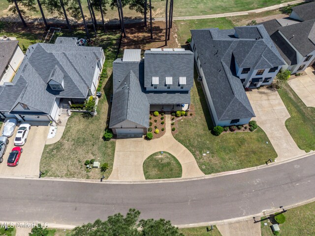 150 Pine Ridge Cir, Brandon, MS 39047 - birds eye view of property with a residential view