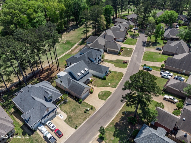 150 Pine Ridge Cir, Brandon, MS 39047 - aerial view featuring a residential view