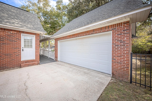 3607 Dijon Ave, Ocean Springs, MS 39564 - garage with concrete driveway