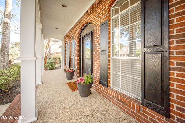 view of patio / terrace featuring a porch