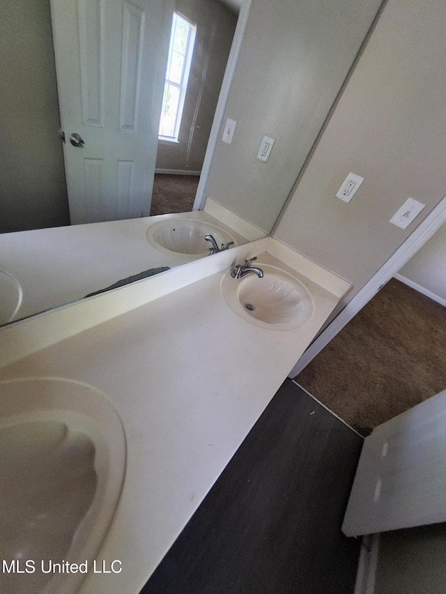 10101 Stephenson Ln, Olive Branch, MS 38654 - bathroom featuring double vanity