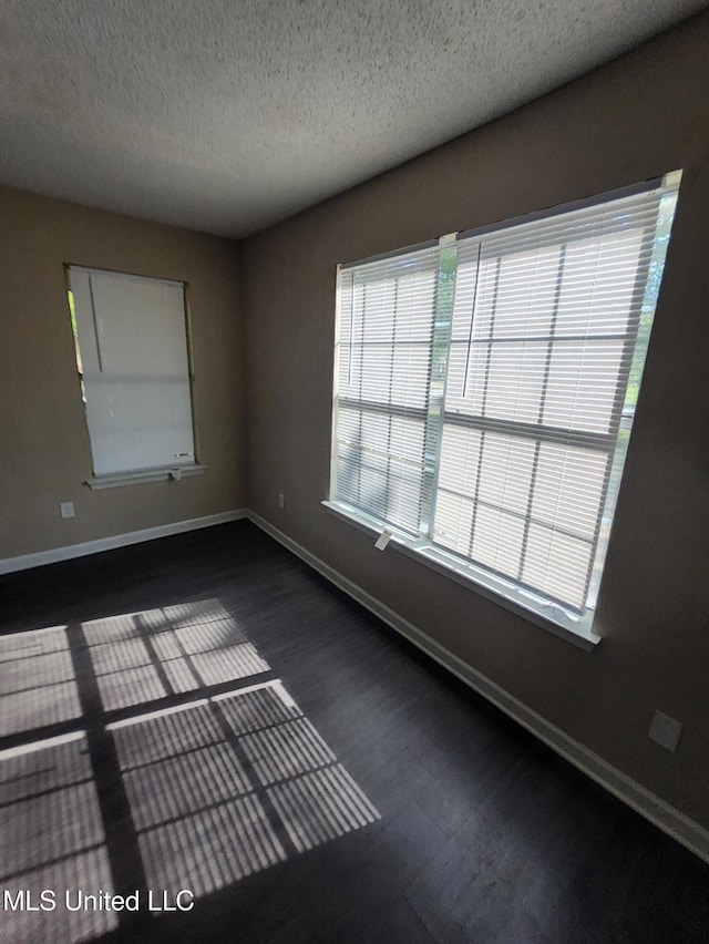 10101 Stephenson Ln, Olive Branch, MS 38654 - unfurnished room featuring a textured ceiling and wood finished floors