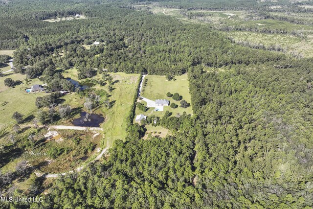 10186 Wire Rd, Vancleave, MS 39565 - view of property location with a forest
