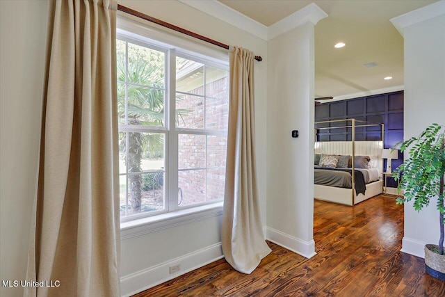 105 Victoria Pl, Madison, MS 39110 - corridor with wood finished floors and recessed lighting