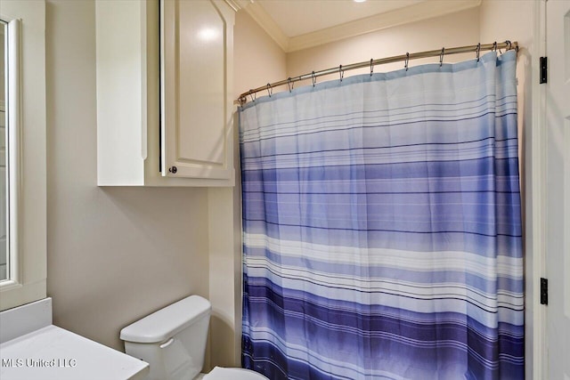 105 Victoria Pl, Madison, MS 39110 - bathroom featuring vanity, crown molding, and a shower with shower curtain