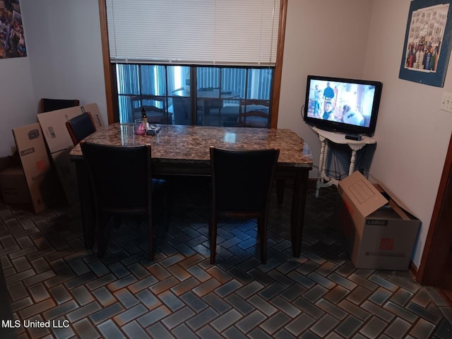 view of dining area