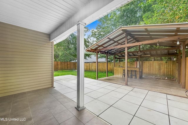 view of patio