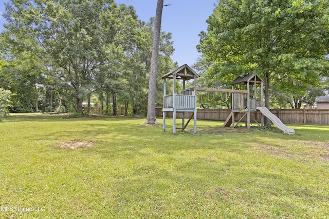 12880 Coles Cv, Gulfport, MS 39503 - view of yard with a playground