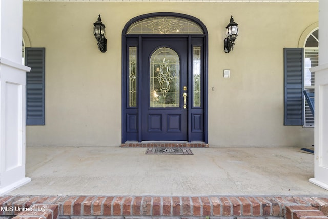 12880 Coles Cv, Gulfport, MS 39503 - property entrance featuring stucco siding and covered porch