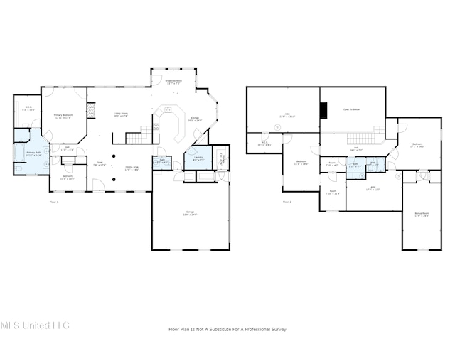 7906 Kirkwood Cv, Olive Branch, MS 38654 - view of property floor plan