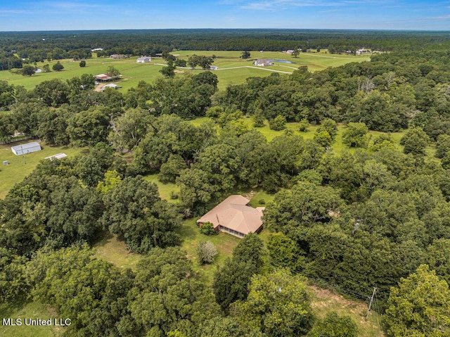 20332 Red Bird Hill Rd, Gulfport, MS 39503 - aerial view of property's location with a heavily wooded area