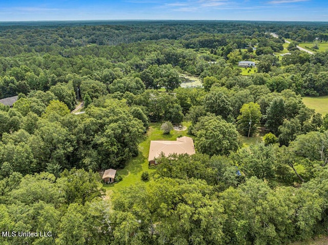 20332 Red Bird Hill Rd, Gulfport, MS 39503 - drone / aerial view of a heavily wooded area