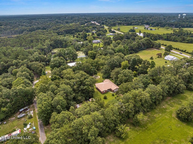 20332 Red Bird Hill Rd, Gulfport, MS 39503 - aerial view of property's location featuring a heavily wooded area