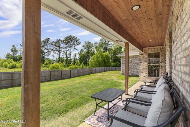 123 Bailey Cv, Canton, MS 39046 - view of yard with a patio