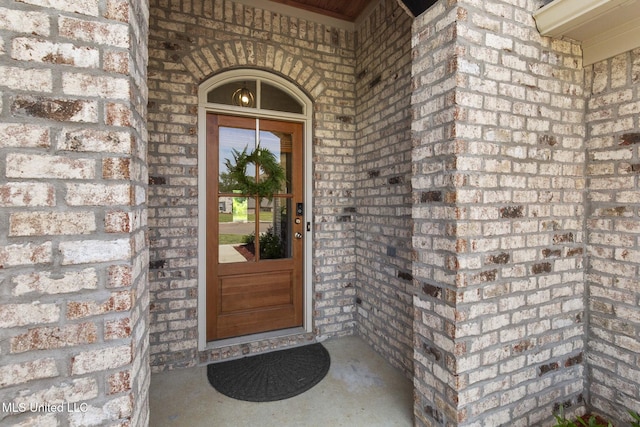 123 Bailey Cv, Canton, MS 39046 - property entrance featuring brick siding