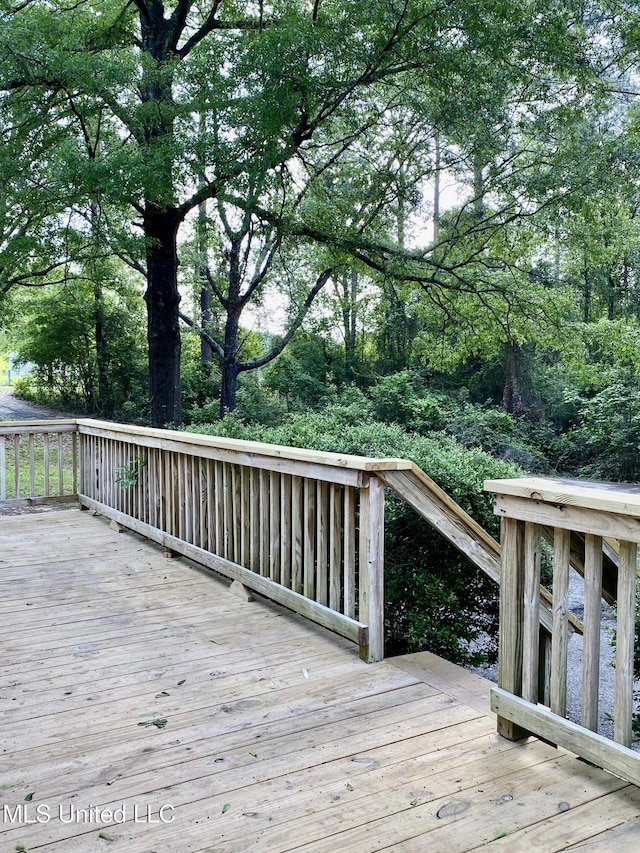 view of deck