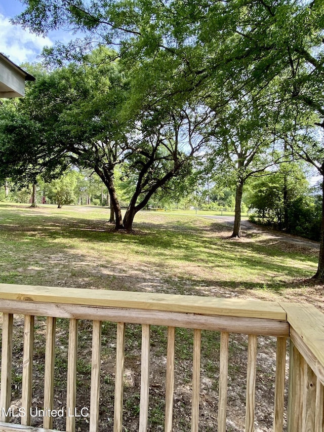 view of yard