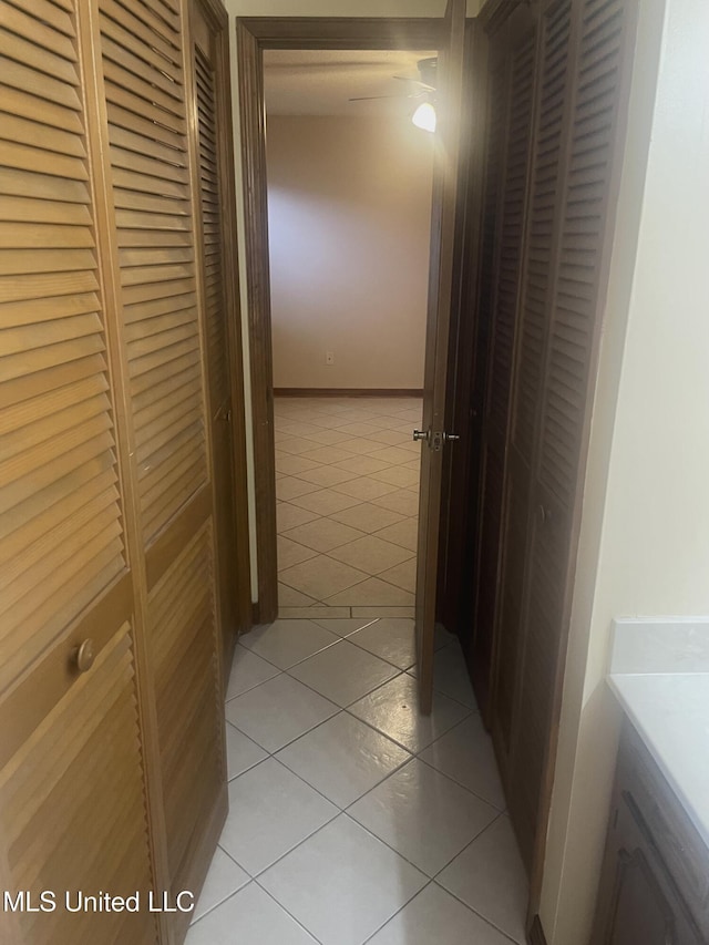 2909 Pimlico Dr, Ocean Springs, MS 39564 - hallway featuring light tile patterned floors